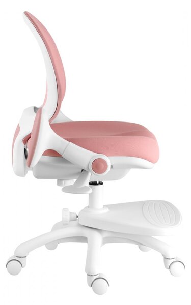 Detská rastúca stolička Neoseat KIDDY ONE — látka, ružová
