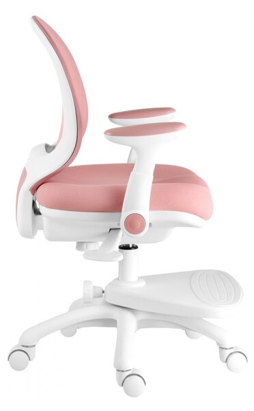 Detská rastúca stolička Neoseat KIDDY ONE — látka, ružová