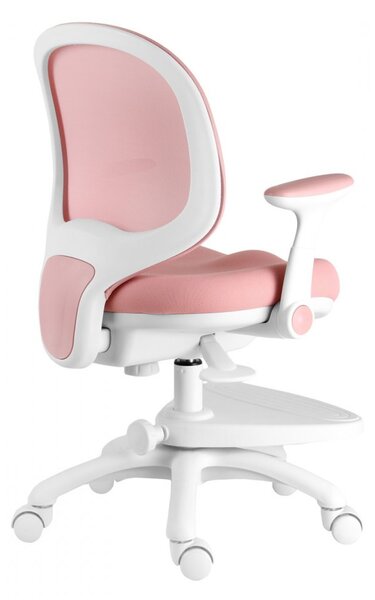 Detská rastúca stolička Neoseat KIDDY ONE — látka, ružová