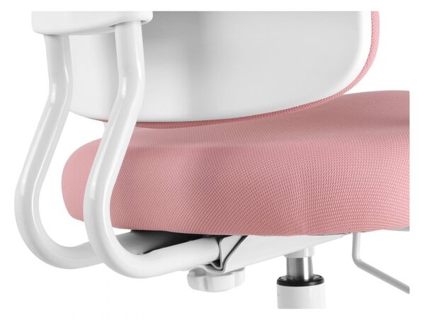 Detská rastúca stolička Neoseat KIDDY THREE — látka, ružová