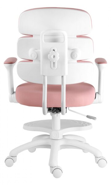 Detská rastúca stolička Neoseat KIDDY THREE — látka, ružová