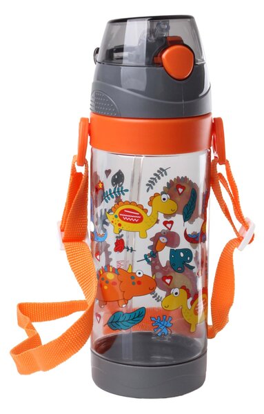 Detská fľaša na pitie so slamkou TORO 550ml MIX motívov