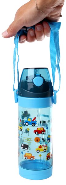Detská fľaša na pitie so slamkou TORO 550ml MIX motívov