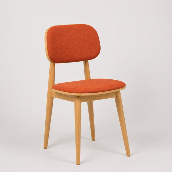 StimaJedálenská stolička LULA soft čalúnená Vyberte variant ->: Dub natural, Vyberte látku ->: LUX Terracotta 10