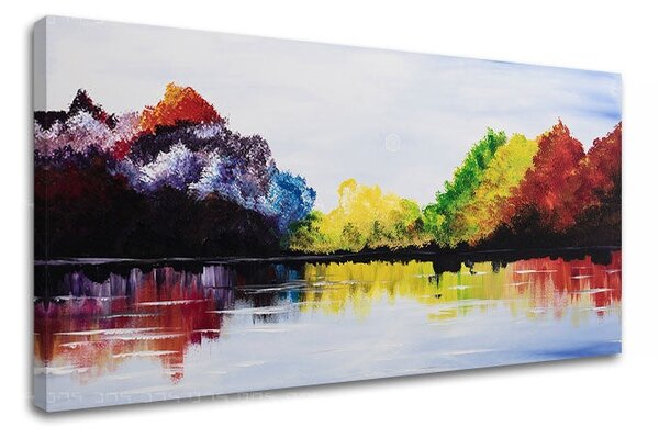 Obraz na plátne KRAJINA 1 dielny - 85x40 cm