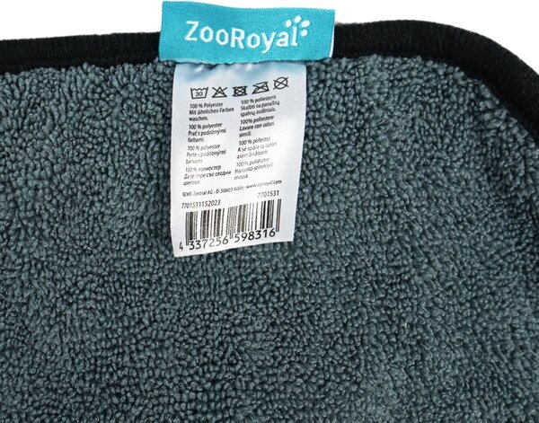 Uterák pre domácich miláčikov ZOOROYAL 80x35 cm sivomodrý