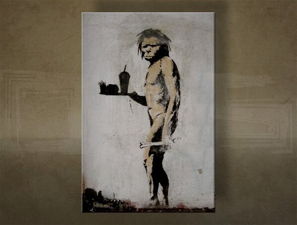 Obraz na plátne Street ART – Banksy - 100x150 cm