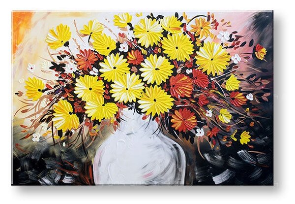 Autorská reprodukcia na plátne KVETY - 45x30 cm