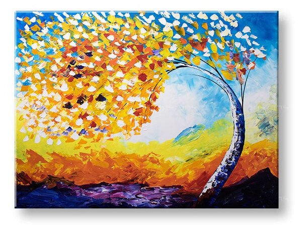 Autorská reprodukcia na plátne STROMY - 40x30 cm