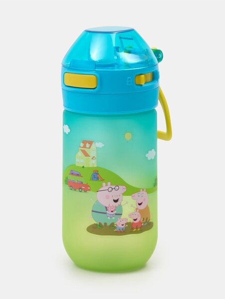 Sinsay - Fľaša na vodu s rúčkou a slamkou Peppa Pig - viacfarebná