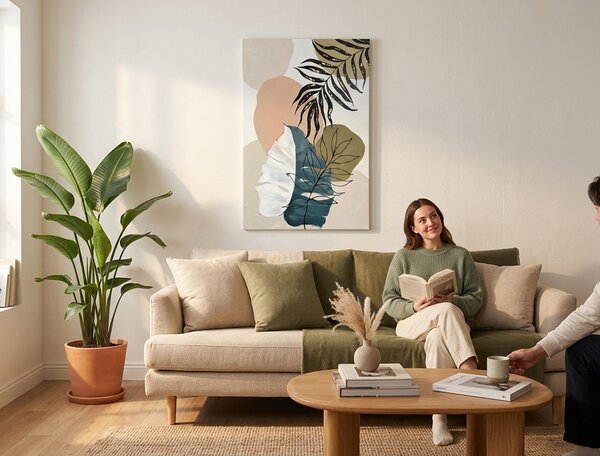 Obraz na plátne LISTY - 40x60 cm