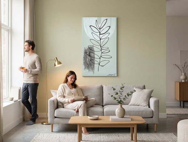 Obraz na plátne LISTY - 50x70 cm