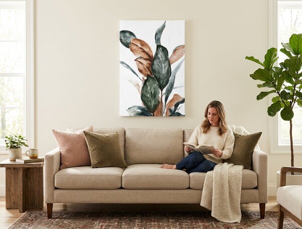 Obraz na plátne LISTY - 60x80 cm