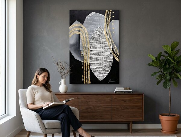 Obraz na plátne ABSTRAKT - 60x80 cm