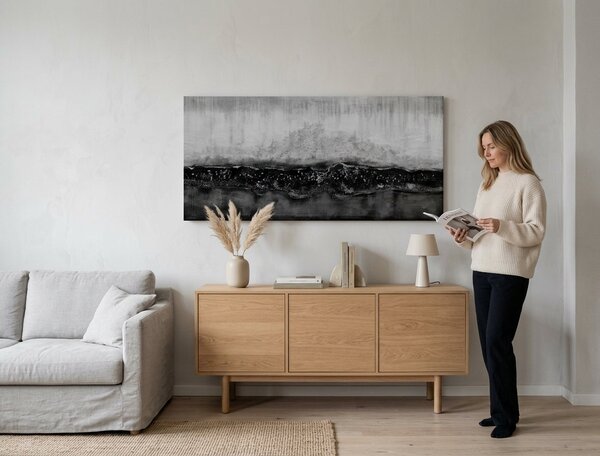 Obraz na plátne ABSTRAKT - 80x40 cm