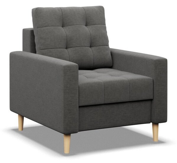 Kreslo OSLO model 2 Sivá