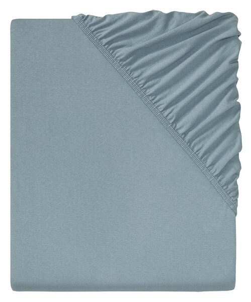 LIVARNO home Napínacia džersejová plachta, 90 – 100 x 200 cm (modrá) (100360012)