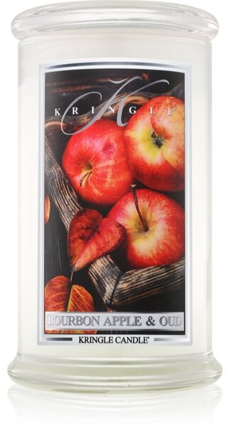 Kringle Candle Bourbon Apple & Oud vonná sviečka 624 g