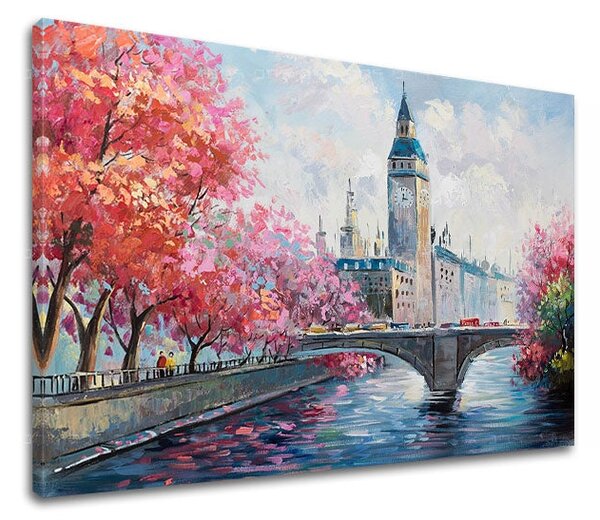 Obraz na plátne MESTO - 60x40 cm
