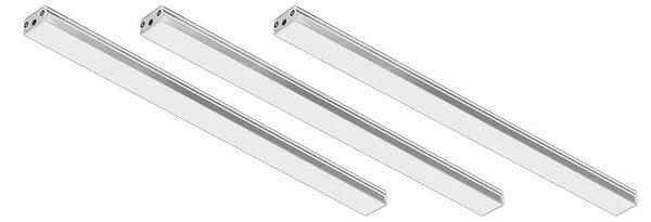 SOLIGHT LED stmievateľné podlinkové a nábytkové svietidlo 3x3W, 4100K, 3x30cm