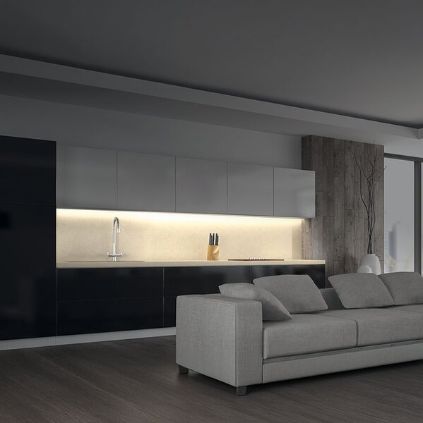 SOLIGHT LED stmievateľné podlinkové a nábytkové svietidlo 3x3W, 4100K, 3x30cm