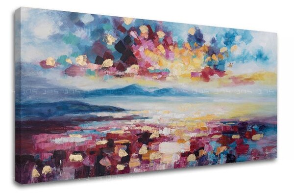 Obraz na plátne ABSTRAKT - 80x40 cm