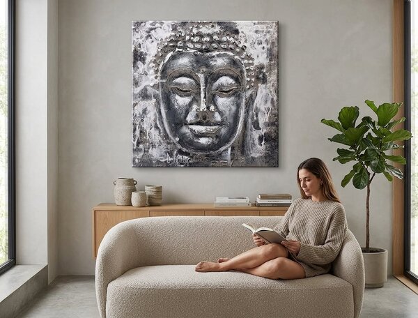 Obraz na plátne BUDHA - 50x50 cm