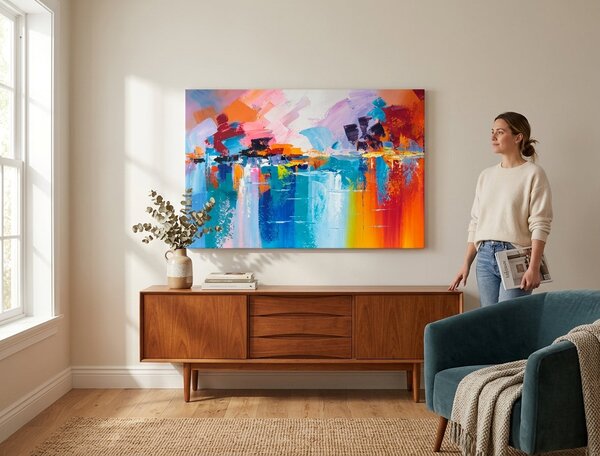 Obraz na plátne ABSTRAKT - 60x40 cm