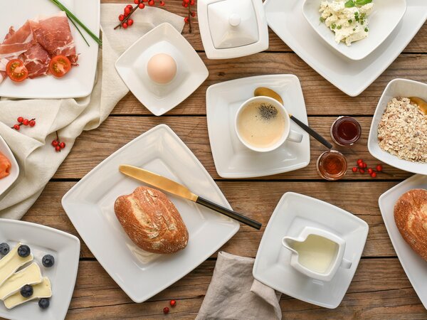 KOMBINOVANÝ SERVIS, 50-dielne, porcelán Creatable - Online Only bytové doplnky, Online Only