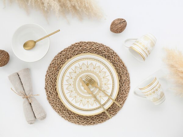 KOMBINOVANÝ SERVIS, 16-dielne, kamenina Creatable - Online Only bytové doplnky, Online Only