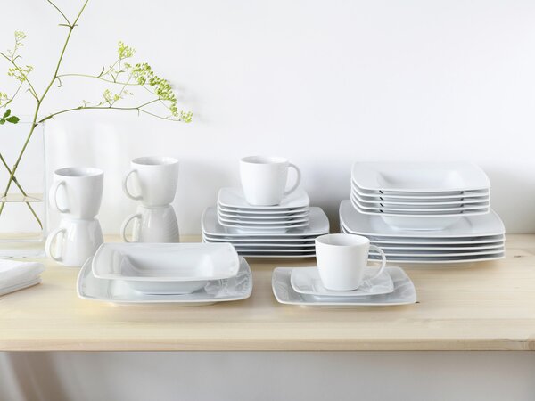 KOMBINOVANÝ SERVIS Victoria weiss 30-dielne Creatable - Online Only bytové doplnky, Online Only