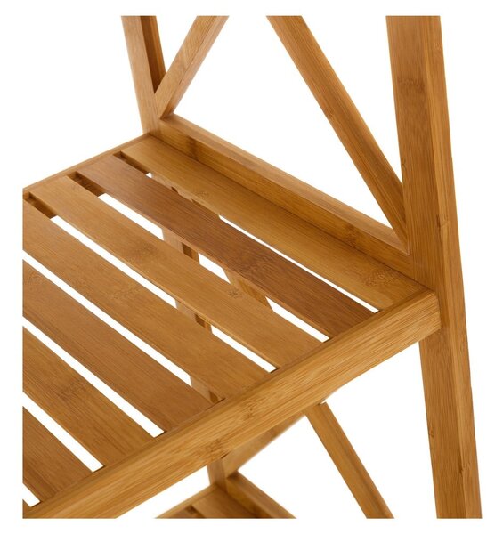 Bambusový kúpeľňový regál v prírodnej farbe 36,5x153 cm - Casa Selección