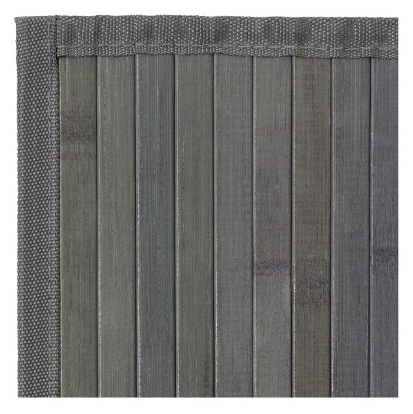 Zelený/sivý bambusový koberec 60x200 cm – Casa Selección