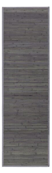 Sivý bambusový koberec behúň 60x200 cm – Casa Selección
