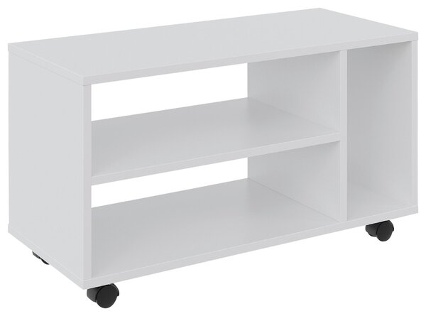 SKRINKA POD TV, biela, 73,5/42/33,5 cm Carryhome - TV nábytok