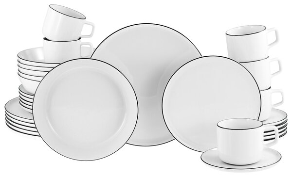 KOMBINOVANÝ SERVIS 30-dielne porcelán Creatable - Online Only bytové doplnky, Online Only