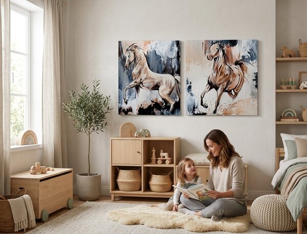 Autorská reprodukcia na plátne KONE - 80x40 cm