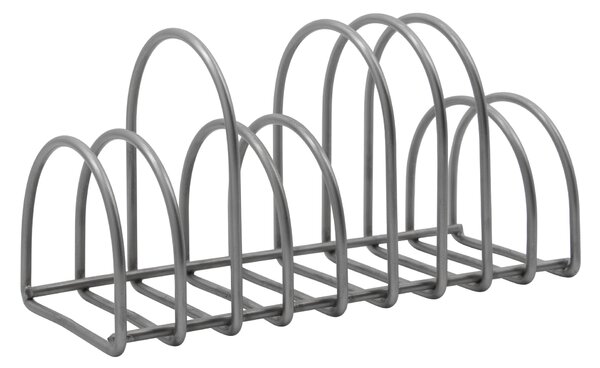 Kovový stolný organizér Pampi Brushed Silver