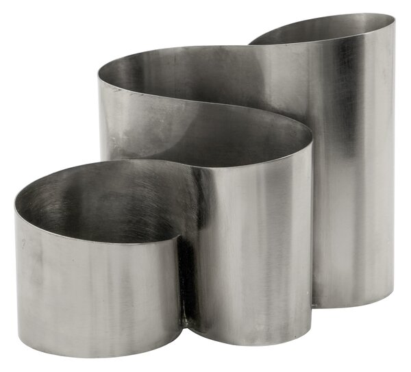 Kovový organizér Curve Silver