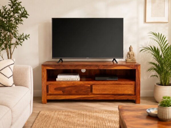 TV stolík Guru 150x60x45 indický masív mango