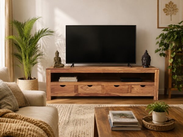 TV stolík Amba 160x50x45 z indického masívu palisander