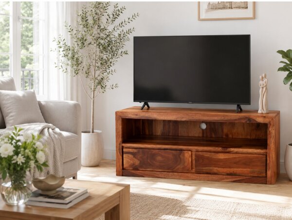 TV stolík Gani 120x50x45 z indického masívu palisander