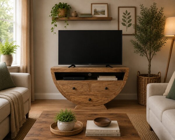 TV stolík Jali 120x65x45 z indického masívu palisander