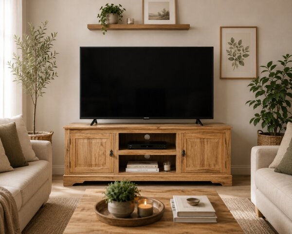 TV stolík Guru 150x60x45 z mangového dreva