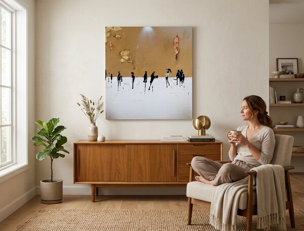 Obraz na plátne ĽUDIA 1 dielny - 70x80 cm