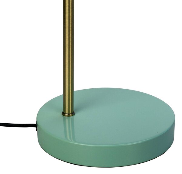 Dyberg Larsen Ocean stolná lampa kari/tyrkys, Žltá / oranžová, Pracovňa / Kancelária, kov, Stojacie svietidlo