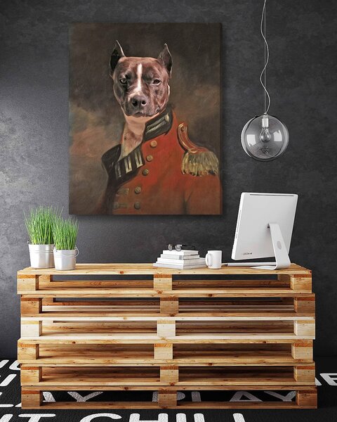 Obraz z fotky na plátne Generál_4 – 75x90 cm | rôzne uniformy - uniforma 1