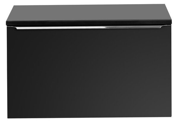 Kúpeľňová skrinka s doskou SANTA FE Black D60/1 | 60 cm
