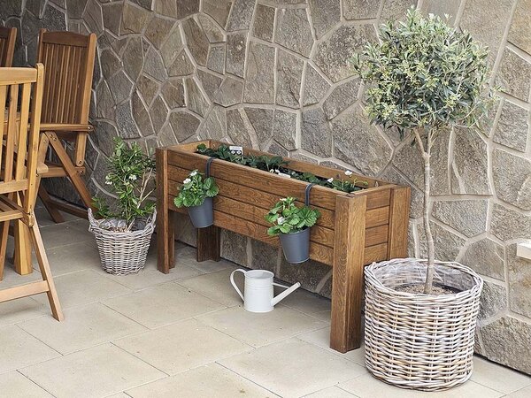 ATMOWOOD Vyvýšený drevený truhlík 120 cm - borovica