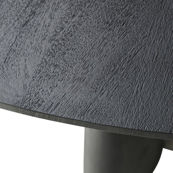 JEDÁLENSKÝ STÔL, mangové drevo, čierna, 120/120/76 cm MID.YOU - Stoly, Online Only